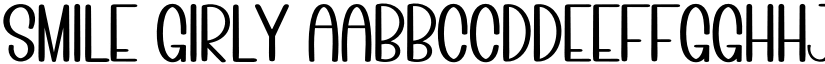 Smile Girly font