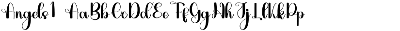 Angels1 font