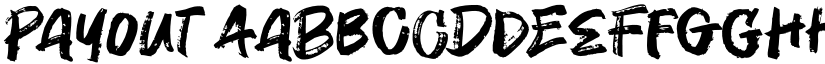 Payout font