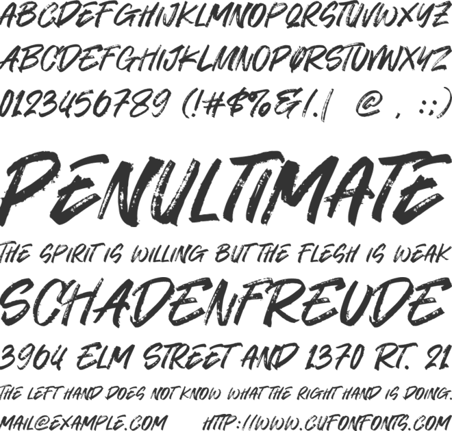 Standom font preview