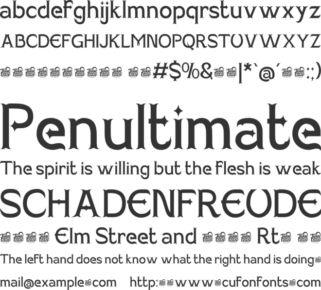 Valqriv Trial font preview