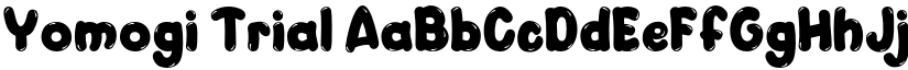 Yomogi Trial font