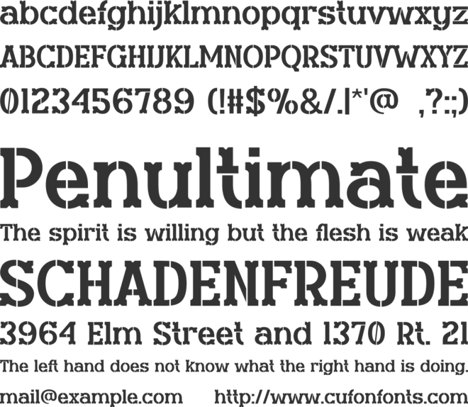 PELAUT font preview
