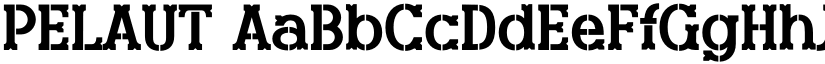 PELAUT font