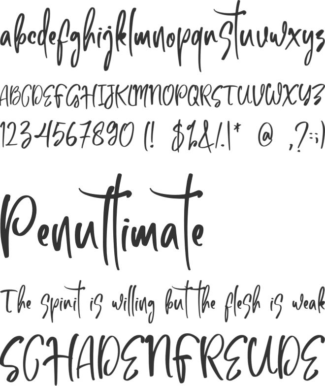 BottanicalNew1 font preview