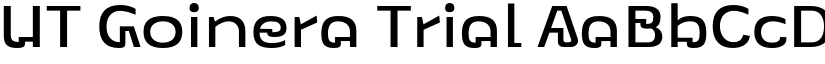UT Goinera Trial font