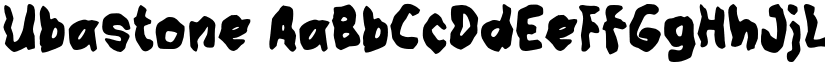 Ubastone font