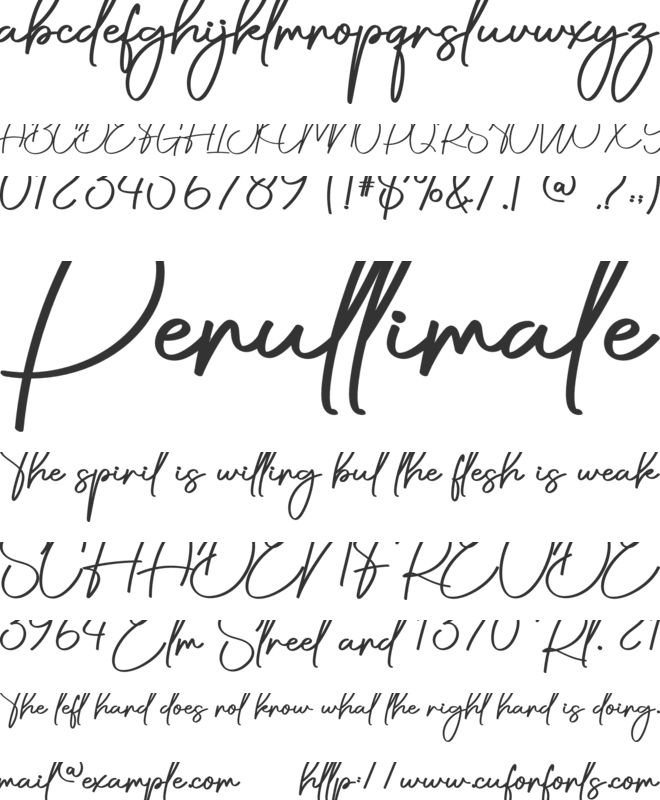Christmas Baby font preview