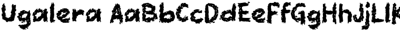 Ugalera font