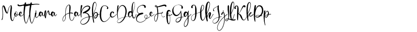 Moettiara font
