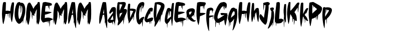 HOMEMAM font