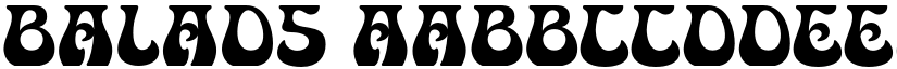 Balads font