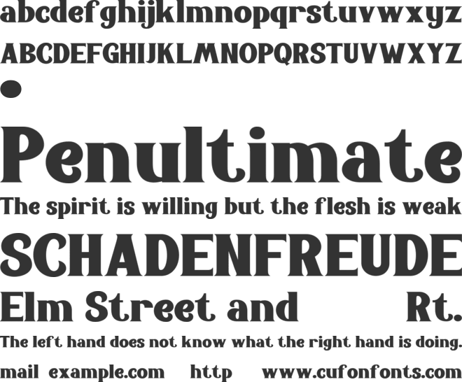 MURILLINO font preview