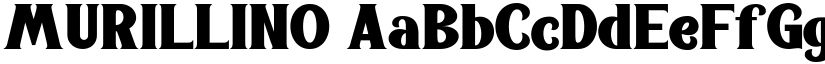 MURILLINO font