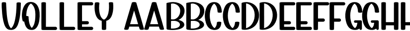 Volley font