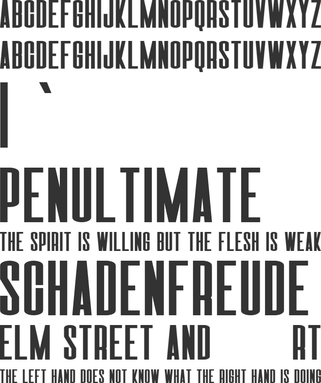 Cattitude font preview