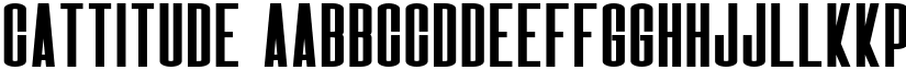 Cattitude font