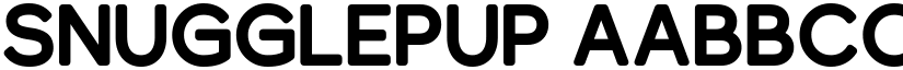 Snugglepup font