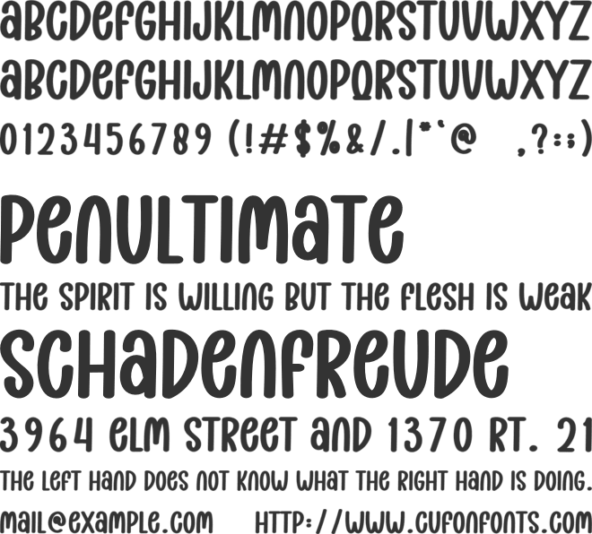 Christmas Stocking font preview