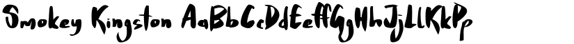 Smokey Kingston font
