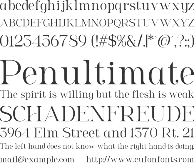 Roze Belinda font preview