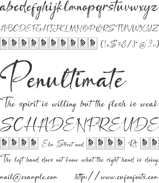 Lullaby Story font preview