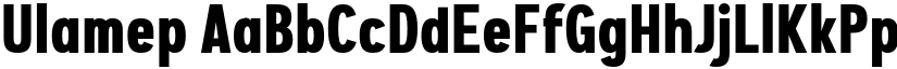 Ulamep font