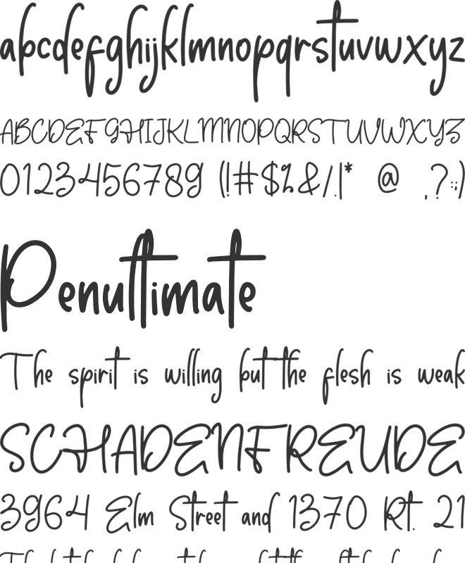 Rapttalia font preview