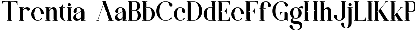 Trentia font
