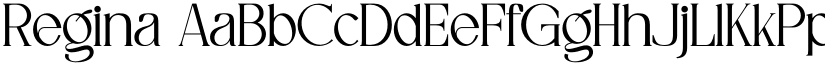 Regina font