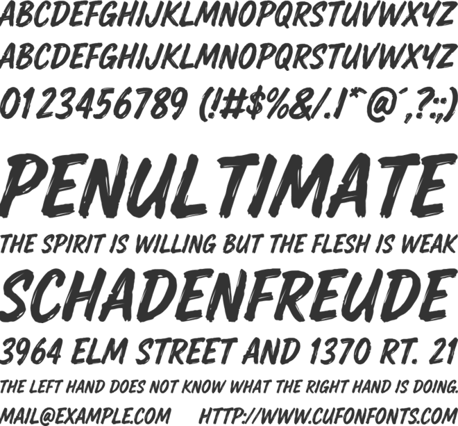 Worthy Youth font preview