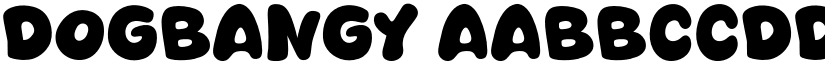 Dogbangy font