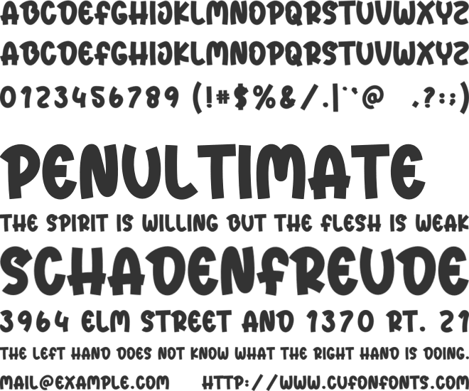 Hello Christmas font preview