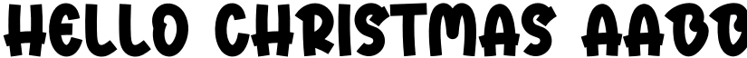 Hello Christmas font