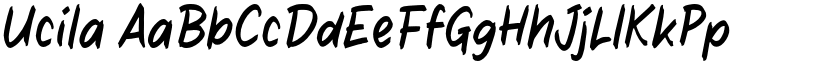 Ucila font