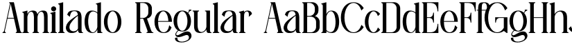 Amilado Regular font