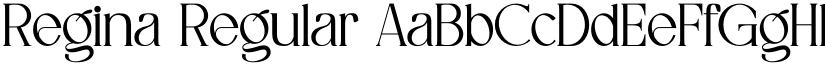 Regina Regular font