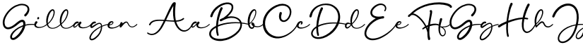 Gillagen font