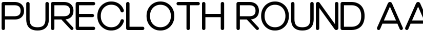 Purecloth Round font