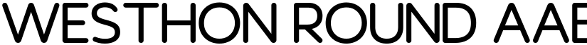 Westhon Round font