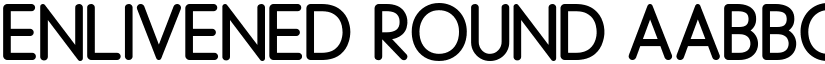 Enlivened Round font
