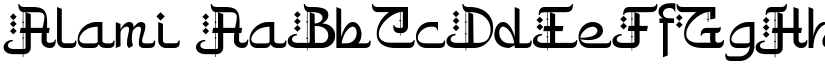 Alami font