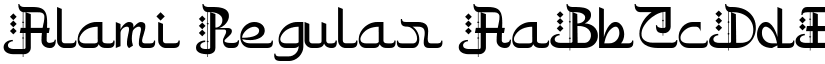 Alami Regular font