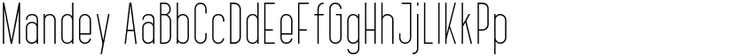 Mandey font