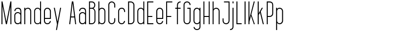 Mandey font