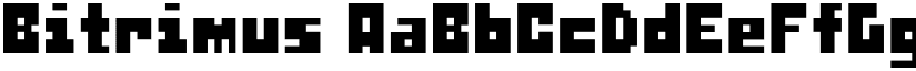 Bitrimus font