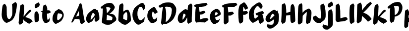 Ukito font