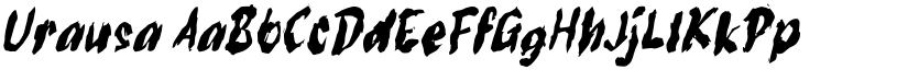 Urausa font