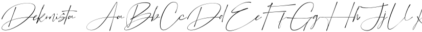 Dekonista font