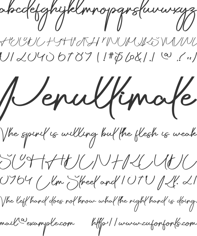 Welcome Christmas font preview